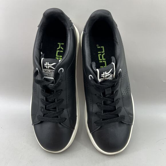 KURU Roam Shoes Womens Size 6.5 Black Leather Comfort Walking Sneakers Casual - Picture 5 of 9